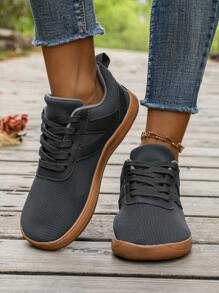 New Women Sports Shoes, Ultra-Light Mesh Breathable, Wide Toe Box, Shock Absorption Anti-Slip Soft Sole Casual Running Shoes, Unisex Design