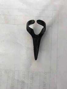 10-Piece Hair Division Kit Gothic Nail Finger Role Play Claw Metal Full Ring For Braiding, Curling, Hair Extensions, Wigs And Accessories Halloween