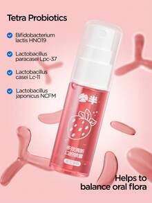 Canban 1 件清新口腔卫生喷雾，多功能清新口气，便携 - 紅色 - 查看 2