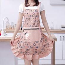 1pc Restaurant Chef Apron And Waiter Work Half Body Apron, Household Waterproof, Stain Resistant, Wear-Resistant Apron, Suitable For Home Kitchen Cooking, Restaurant Waiter, Coffee Shop, Milk Tea Shop Work Clothes, Two Styles And Three Colors To Choose From (Long/Short)