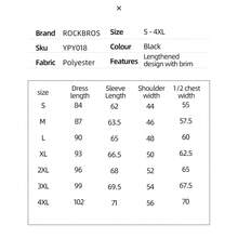 ROCKBROS Raincoat And Rain Pants Boyfriend Style Men WoBoyfriend Style Men Waterproof Rain Poncho Extended Rain Jacket Outdoor For Cycling, Running, Training, Hiking, Mountaineering, M-4XL - Black - View 8