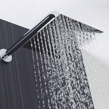 Cabezal de ducha fijo, decoración de baño de verano