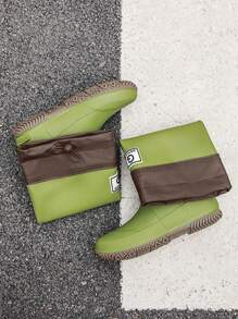 Women's Foldable Rain Boots, Men & Women's Tall Outdoor Rain Boots, Waterproof, Non-Slip, Suitable For Hiking, Outdoor Activities, Spring/Summer