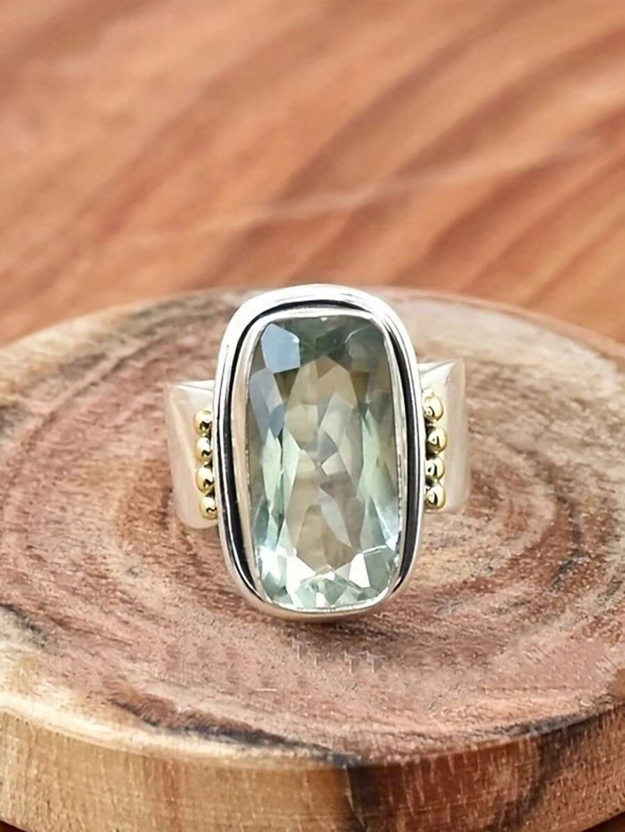 1 anel masculino quadrado geométrico estilo vintage, joia para casal, acessório simples para o dia a dia