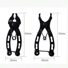 Zestaw narzędzi do łańcucha rowerowego: szczypce do łańcucha + przecinak do łańcucha + ogniwo łańcucha 6/7/8 prędkości + ogniwo łańcucha 9 prędkości + ogniwo łańcucha 10 prędkości, narzędzia naprawcze, narzędzie do demontażu łańcucha roweru górskiego, zestaw narzędzi do montażu szczypiec Magic Link - Wielokolorowe - Zobacz 12