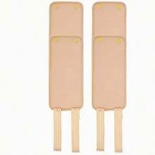 4pcs Adjustable Elastic Supportive Braces For Legs, Knees, Ankles, Elbows And Wrists - Soft, Reusable, Breathable Polyester, Oil-Free, Khaki Color