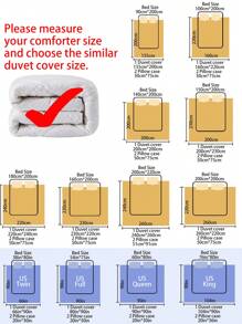 3 Stück 100% Baumwolle Doppelfarbiges einfaches Patchwork Bettbezug Set, 1 Bettbezug und 2 Kissenbezüge, ohne Füllung