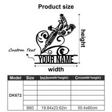 1 pezzo di Decorazione da parete in metallo personalizzata - Targa personalizzata con nome dello studio per la casa, per la decorazione della stanza degli uomini e dell'officina - Design versatile per appendere - Regalo perfetto per gli amanti dei tatuaggi, decorazione di San Valentino, decorazione di San Valentino