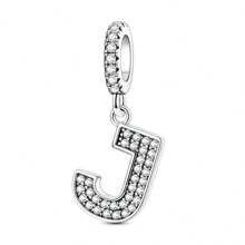 1pc Silvery Letters Charms 26 Alphabets Characters Letter Pendant Charm Fit Bracelet Necklace DIY Jewelry Making Beads Fine Women Jewelry Perfect For Women Girl Family Friend Gift