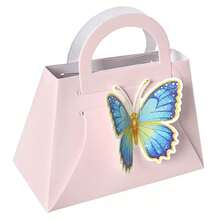 10/20/30 piezas Caja de empaquetado plegable de mariposa tridimensional DIY, caja de compañía de estilo ins, caja de regalo para bodas y fiestas, caja de empaquetado de regalo - caja de regalo - Ver 11