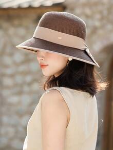 1 件女士春夏防晒帽，多功能户外遮阳帽，适合徒步旅行、钓鱼、海滩，简单的渔夫帽设计适合户外活动 - A - 查看 16