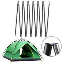 Tiang Tenda Paduan Aluminium Ringan, Cocok untuk Berkemah, Tahan Lama dan Tahan Angin, Pasak Tenda Dapat Diganti, Mudah Dipasang, Cocok untuk Perlengkapan Luar Ruangan seperti Ransel dan Mendaki Gunung - hitam - View 1