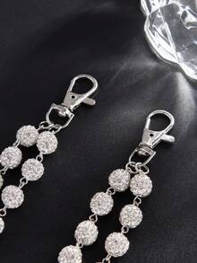 1 chiếc thắt lưng pha lê nhiều lớp thời trang sang trọng tối giản, dây xích cơ thể cá nhân cho nam, dùng để trang trí quần - Dây xích thắt lưng đính đá - Xem 4