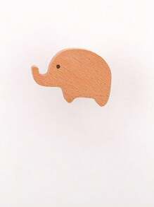 1pc Creative Cartoon Animal Shaped Wooden Cabinet Door/Drawer Pull Handle, Suitable For Various Cabinets, Wardrobes, Nightstands, Decorative Cabinets, Drawers, Cute Design Adds Fun To Cozy Rooms Baby Shower Family Decorations Gifts