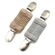 Broche elástico multifuncional de moda para mujer, faja para vestido, pinza para bufanda, pinza retro para cuello de cárdigan, pinza para tirantes de espalda, pinza para chal, accesorio de vestir - pasador, dije para bolso, para la escuela