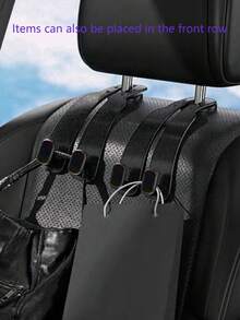 1 件硅胶挂钩汽车座椅衣架收纳架