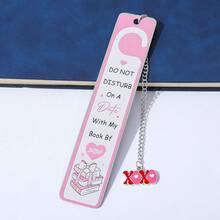 New Love Rose Design Stainless Steel Bookmark, Creative Book Boyfriend Reading Accessories, Perfect Gift For Your Lover, Valentine's Day Birthday Gift, Reading Accessories, Daily Office Supplies, Learning Stationery - Multicolor - View 8