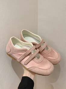 1 Par de Sapatilhas Ballet Leves, Confortáveis, Fofas e Elegantes para Mulheres, Novos Lançamentos de 2025, Fechamento com , Adequado para Uso Diário o Ano Todo, Casual Confortáveis tipo Mary Jane