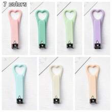 Tagliaunghie pieghevole carino, attrezzo portatile per manicure e pedicure, mini tagliaunghie a forma di cuore, adatto per uomini e donne, bomboniera, bellissimo regalo di compleanno, colore casuale