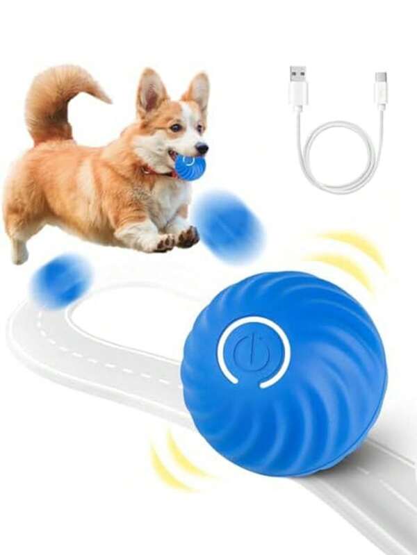 Interactive Dog Ball, Medium Super Ball, USB Rechargeable, Durable And Automatic, Suitable For Puppies, Small Dogs And Medium Dogs