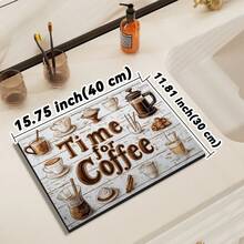 Coffee Machine Absorbent Mat, Kitchen Counter Draining Mat, Rapid Drying Heat-Resistant Dish Pad, Water Controlling Mat - Color - View 33
