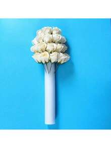 1/2 件优质白色花卉泡沫棒 15.75 英寸 X 1.96 英寸 - DIY 婚礼插花底座，实心圆柱形海绵，用于插花聚苯乙烯泡沫花管泡沫棒，用于造型 DIY 家居工艺美术用品，用于活动和派对装饰 - 彩色 - 查看 4