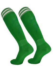 Back To School Gifts For Boys & Girls,Youth Team Sports Knee High Socks For Kids Soccer, Youth And Knee-High Athletic Football Gym Children's Team Boys And Girls Solid Color Striped Knee-High Football Sports Socks, Suitable For 8-12 Years Old Boys - Multicolor - View 17