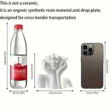 1PC White Resin Face Vase, Female Shape Head Half Body Chest Vase Bohemian Feminism Minimalist Decor Modern Nordic Style Vase For Home Living Room Office Bookshelf Decoration - Face Vase - View 4