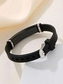 定制雕刻毕业手链 - 毕业生铭牌硅胶腕带，带有励志名言，个性化 2025 年毕业季礼物