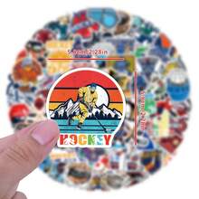 Hockey Themed Stickers, Suitable For Decorating Stationery, Water Bottles, Luggages, Skateboards, Guitars, Scrapbooking, Phones, Laptops - Multicolor - View 2