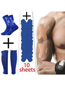 12pcs/Set Athletic Training Sweat-Absorbent Socks Set - Multicolor - View 1