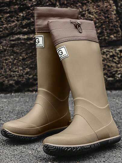 Stivali da pioggia pieghevoli da donna per primavera/estate, stivali da trekking da uomo e donna per pioggia e foresta, scarpe da acqua antiscivolo portatili per adulti