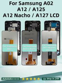 Écran LCD de 6,5 pouces IPS pour Galaxy A02 A022, Galaxy A12 A125 A125F/DS, écran tactile Digitizer pour A12 Nacho A127F/DS A127