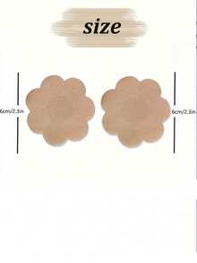 1pair Double-Sided Sticky Bra Inserts Adhesive Bra Pads Push Up Breast Enhancers Pads Reusable Padded Ultra Instant Lift Inserts - Multicolor - View 12