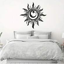 1pc Metal Sun, Moon And Stars Wall Art Decor - Easy To Hang For Living Room And Outdoor Spaces Room Decor Bedroom Decor Home Decor Wall Decor