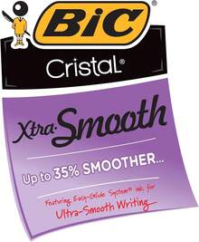 Bic Cristal Xtra-Smooth Ball Pen - 10 Plus 2 Bonus Pack (12 Count) - Red Medium Point Ballpoint Pen - 1 - 查看 6