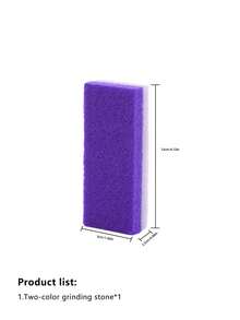 1pc Natural Pumice Stone For Feet Calluses, Natural Foot File Scrubber For Feet And Hands, Pedicure Tools To Remove Dead Hard Skin, For Spa Massage Heel Scrub - Purple - View 7