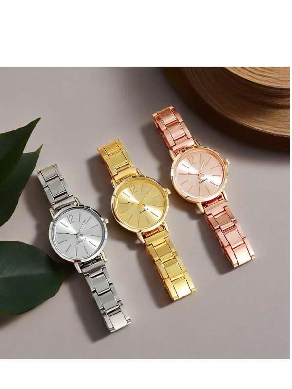 1 Piece/Set Versatile Fashionable Women's Small Dial Casual Simple Quartz Watch Student Quartz Watch