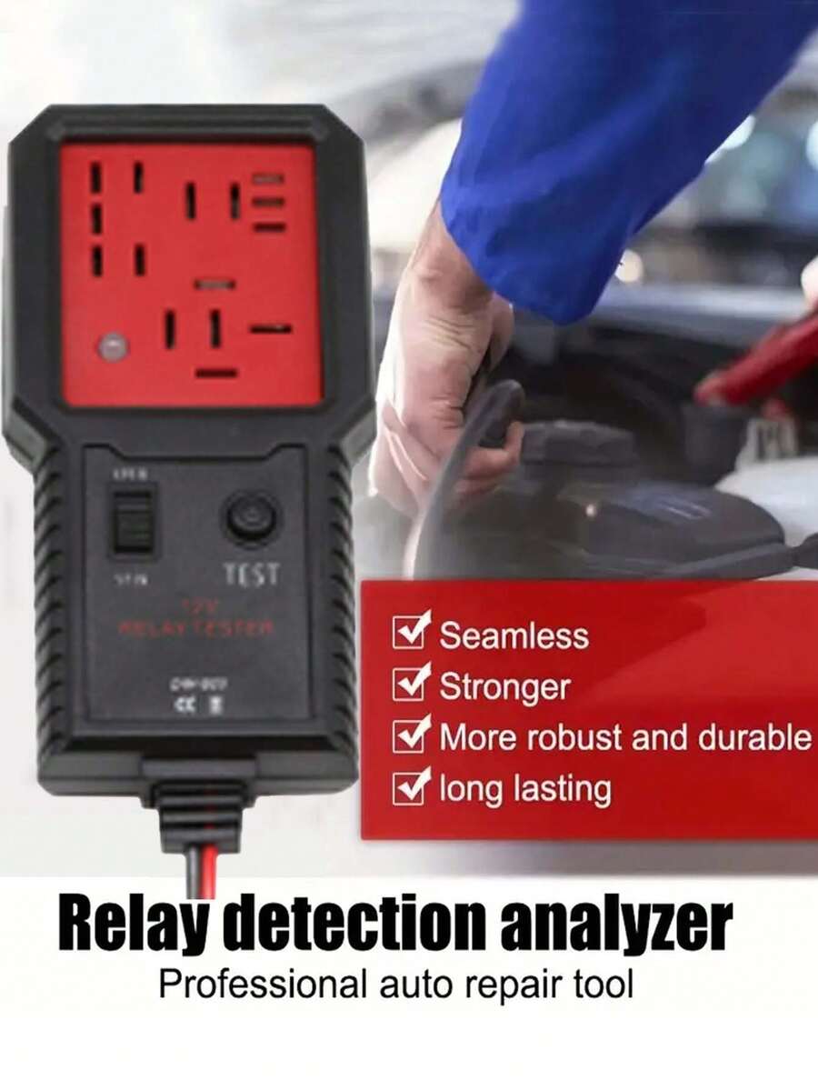 [LED Indicator] 12V Automotive Relay Tester - LED Indicator Light, Automotive Electronic Relay, Battery Detector - Auto Parts, Car Accessories