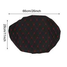 Copertura per sella di moto, imbottita e impermeabile, antiscivolo, rivestimento in finta pelle 3D, protezione per la sella della moto