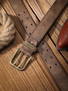 1pc Men's PU Leather Belt, Suitable For Casual And Business, Gifting Summer, School Fall, Autumn, Halloween Autumn-Winter Accessories,Suitable For Teens, Youth,Men,Casual, Outdoor, Athletic, Vacation, Graduation Gifts, Birthday, Daily Wear - Pin Buckle Belt - View 25