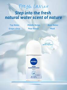 NIVEA 72小时薰衣草香氛走珠止汗露，持久清新，有效控制异味，天然成分，便携设计，涂抹顺滑，适合所有肤质，尤其适合易出汗肌肤，带来自信、滋润和舒缓的体验（50毫升/1.76液盎司） - 清新曠野 - 查看 3