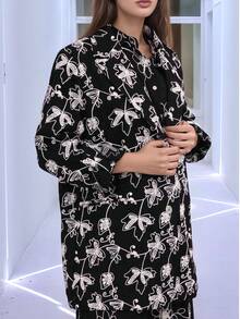 Blazer di lino ricamato - Casual boemo con bottoni, primavera/estate