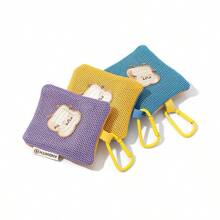 Borsellino portamonete di moda in 3 colori, custodia per auricolari, organizer per rossetto, borsa portaoggetti piccola e carina