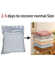 1pc Thick Chair Seat Cushion, Soft Plush Cushion For Home Dining Chairs, Office Chairs, Butt Pad Gifts Birthday Graduation Room Decor Home Decor Living Room Decor Chair Cushion