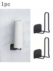 2pcs Sponge Rack Kitchen Non Perforated Storage Filter Rack Storage Rack Stainless Steel Multi Functional Sink Drain Rack Hook - Black - View 11