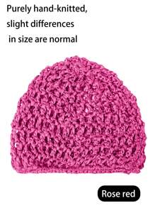 Bonnet de nuit en maille noire, filet à cheveux crocheté ondulé enveloppant pour chignon, filet à cheveux grande taille pour toute la tête, foulard pour les cheveux longs des dames. Convient aux personnes aux cheveux longs, raides et bouclés, utilisé pour protéger les coiffures et fixer les styles quotidiens