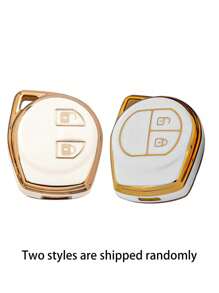 2/3pcs Suzuki Car Key Fob Cover + Keychain, Multi-Color Options, Scratch-Resistant Anti-Drop, 0.1mm Ultrathin & Quiet, 2-Button Precise Fit For Suzuki Car Models (Includes Installation Screwdriver), 360° Signal Protection, Fingerprint-Resistant Coating For Long-Lasting New Look [Check Details Page For Compatible Models]