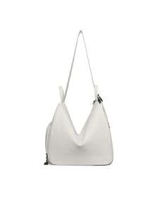 Fashion Women's Bag 2025 Spring/Summer New Style Leisure Spring Personalized Fresh And Simple Large Capacity Handheld Backpack - White - View 2