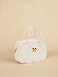 1pc Children's Boston Handbag, Versatile Hand-Held Bag - Handbag - View 4